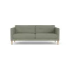 Unit10 L42 Firhøj - 2,5 pers. sofa - Eg - Green-Melange Discount