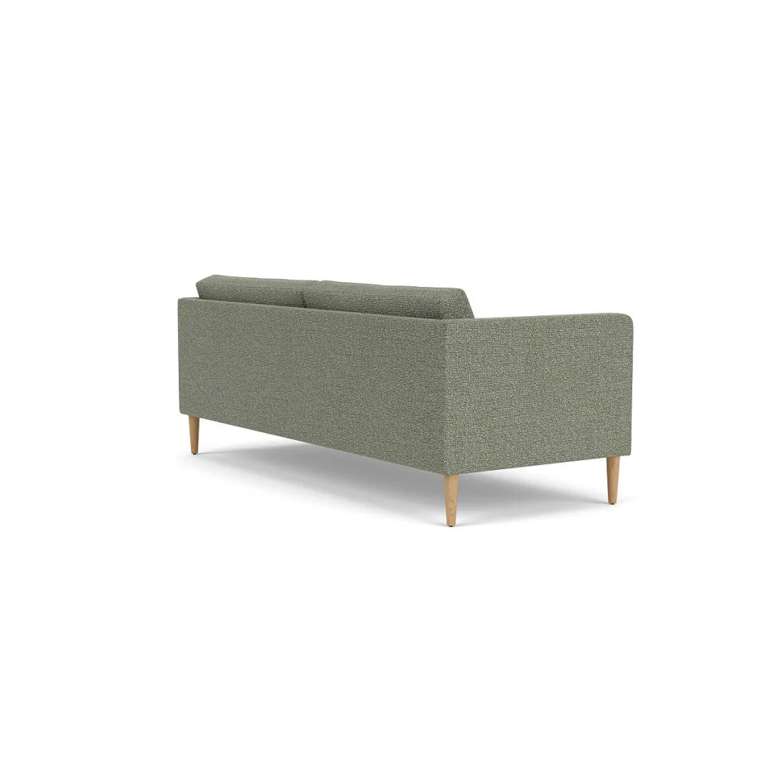 Unit10 L42 Firhøj - 2,5 pers. sofa - Eg - Green-Melange Discount