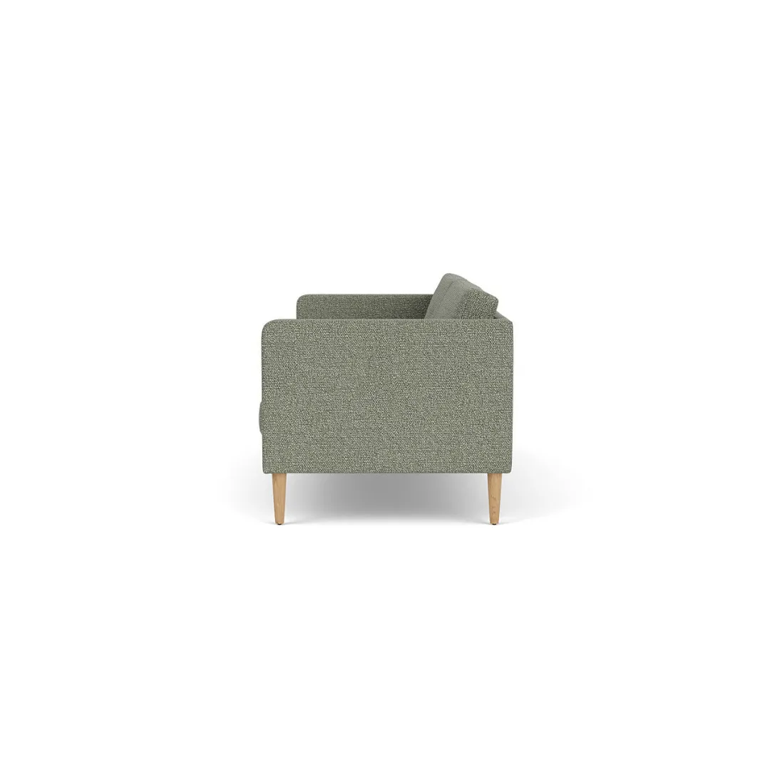 Unit10 L42 Firhøj - 2,5 pers. sofa - Eg - Green-Melange Discount
