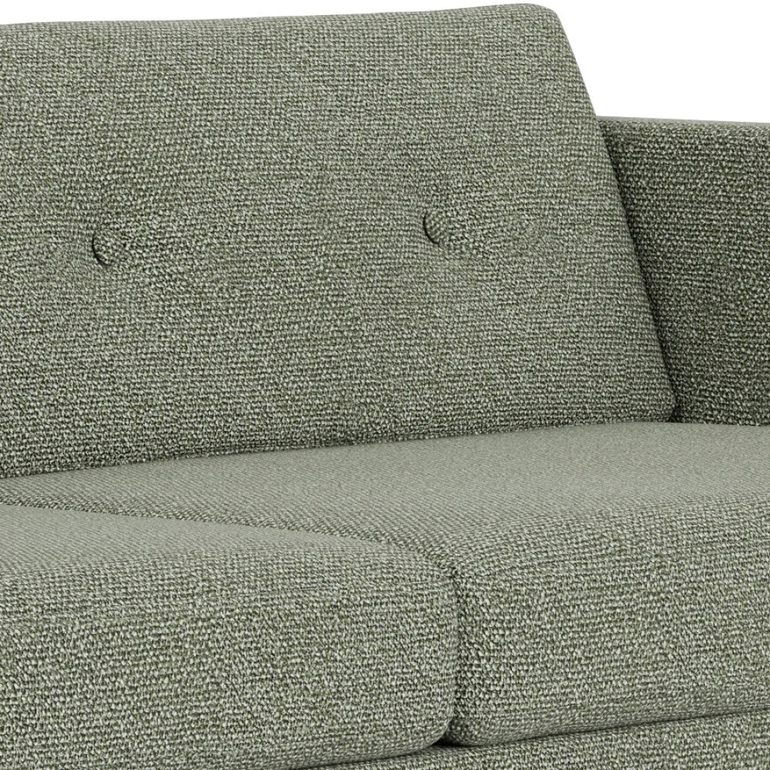 Unit10 L42 Firhøj - 2,5 pers. sofa - Eg - Green-Melange Discount