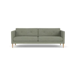 Unit10 L42 Firhøj - 3 pers. sofa - Eg - Green-Melange(56) Hot
