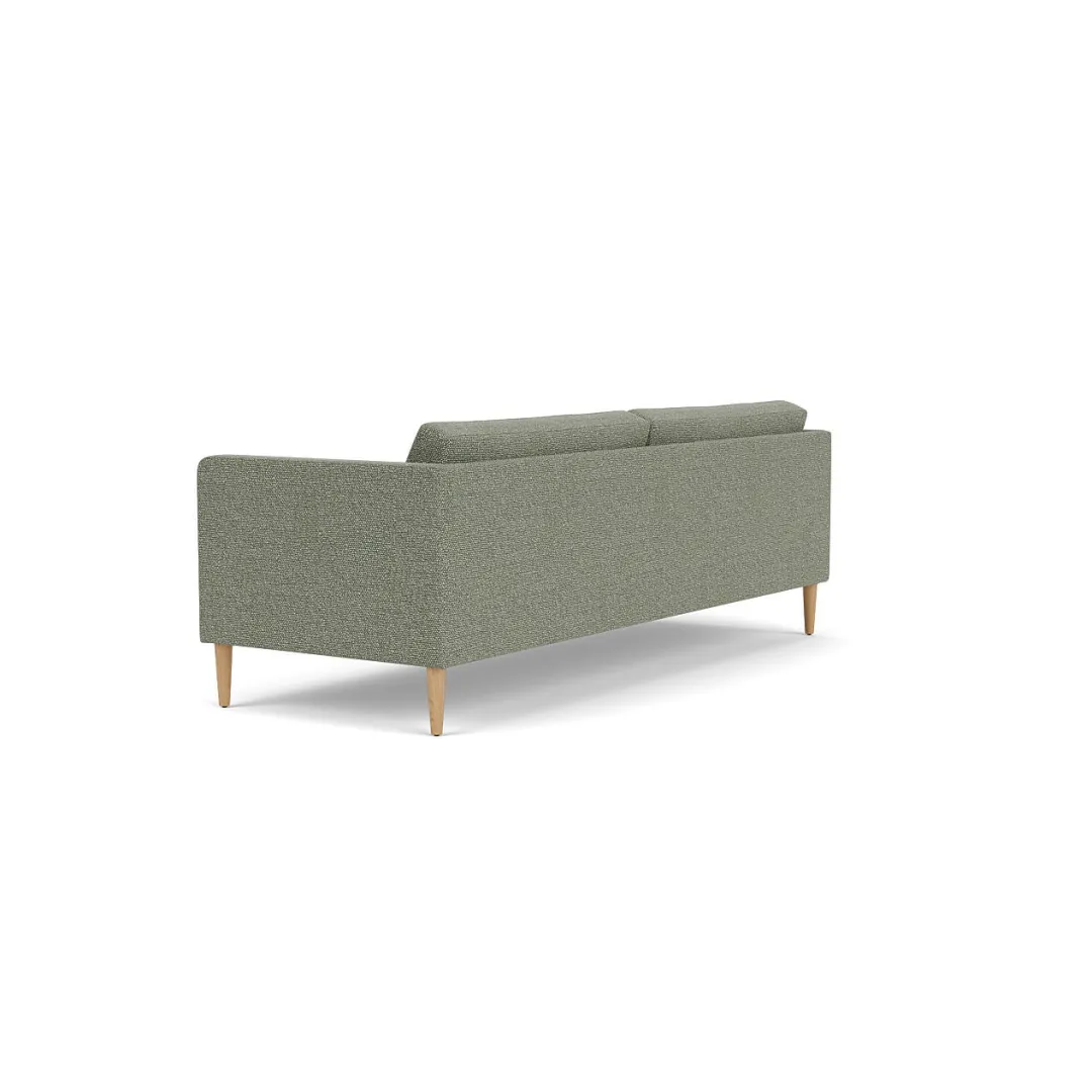 Unit10 L42 Firhøj - 3 pers. sofa - Eg - Green-Melange(56) Hot