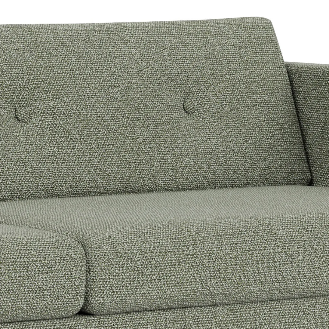Unit10 L42 Firhøj - 3 pers. sofa - Eg - Green-Melange(56) Hot