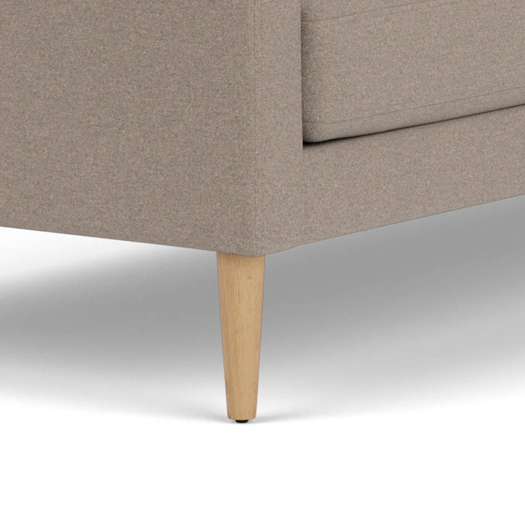 Unit10 L42 Firhøj - 3 pers. sofa - Eg - Stone (181) New