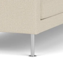 Unit10 L42 Firhøj - 2,5 pers. sofa - Stål - Beige (00) Clearance