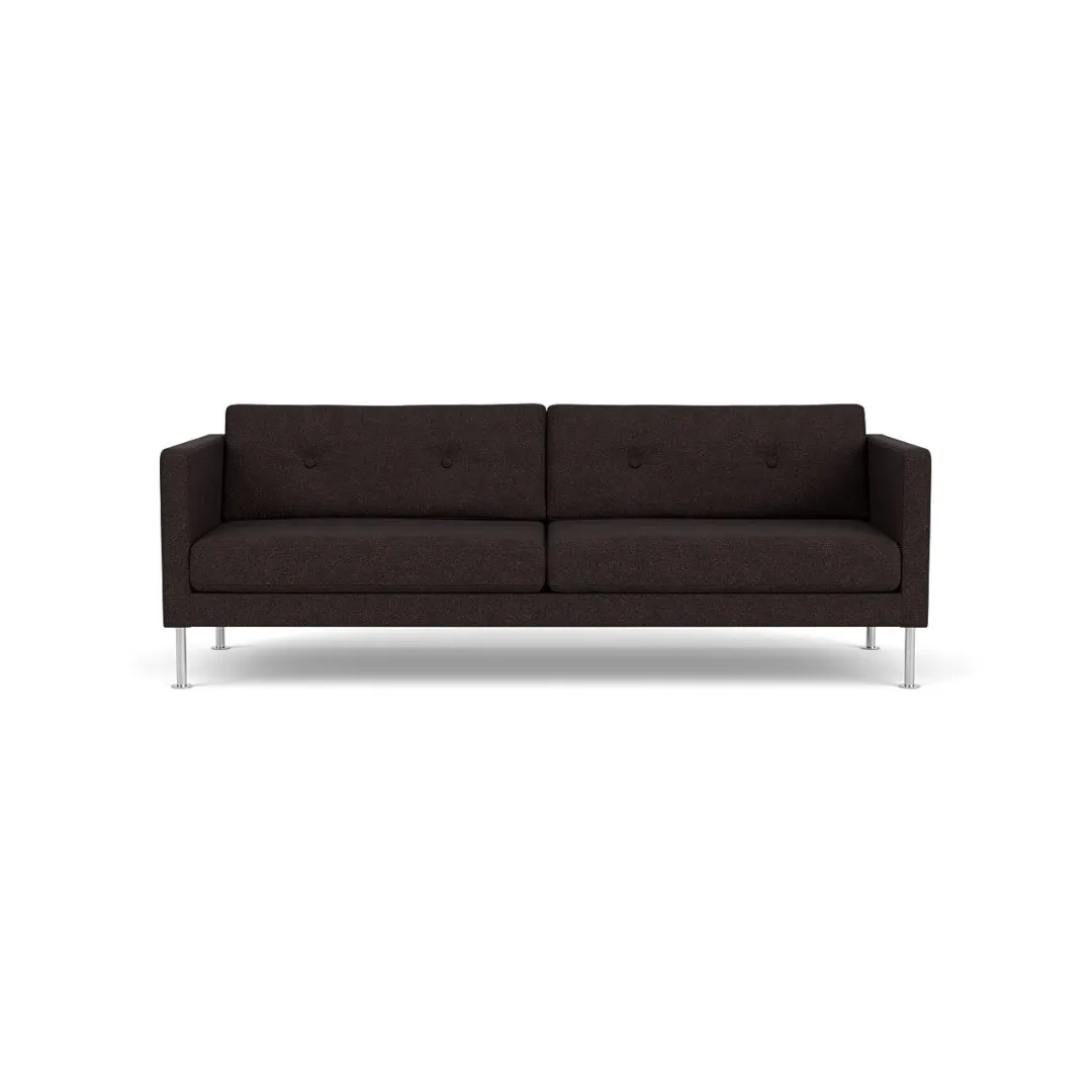 Unit10 L42 Firhøj - 3 pers. sofa - Stål - Black-Brown Online