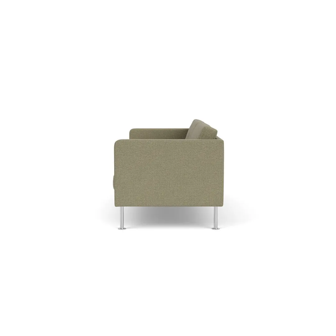 Unit10 L42 Firhøj - 2,5 pers. sofa - Stål - Green (58) Clearance