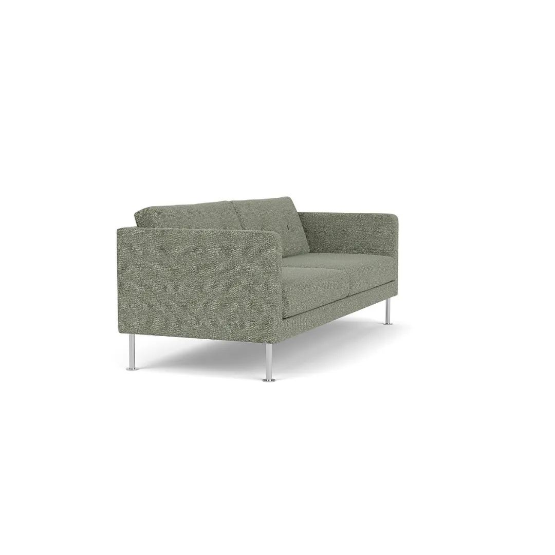 Unit10 L42 Firhøj - 2,5 pers. sofa - Stål - Green-Melange Outlet