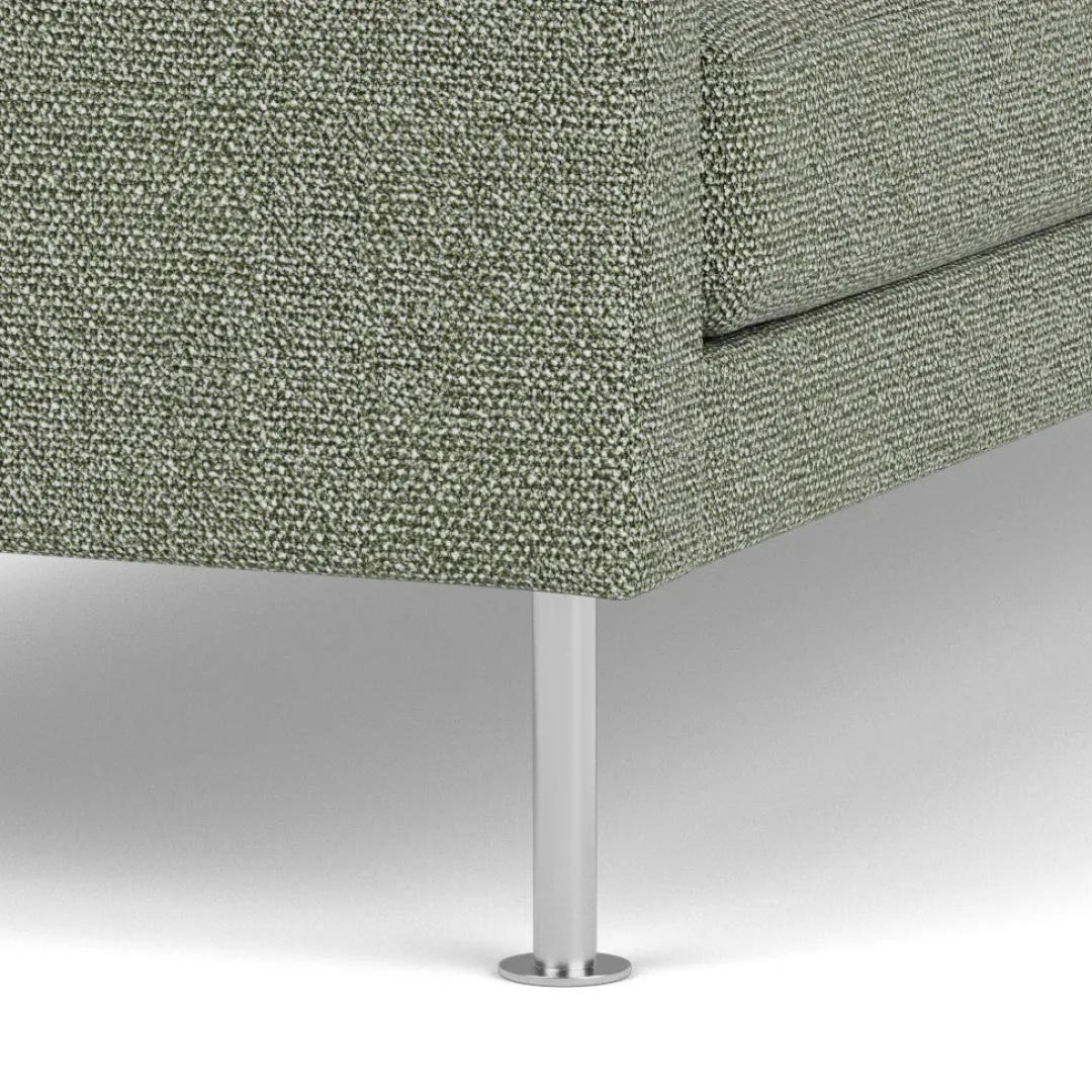 Unit10 L42 Firhøj - 2,5 pers. sofa - Stål - Green-Melange Outlet