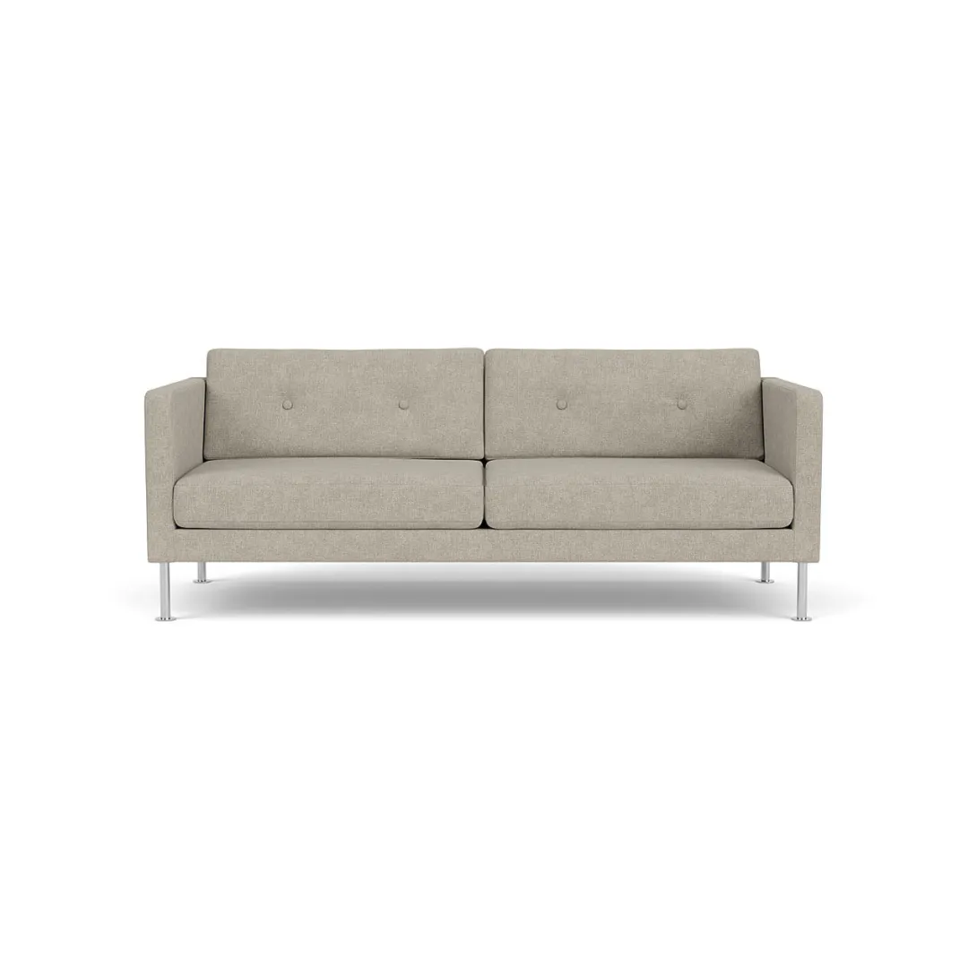 Unit10 L42 Firhøj - 2,5 pers. sofa - Stål - Light Grey Best