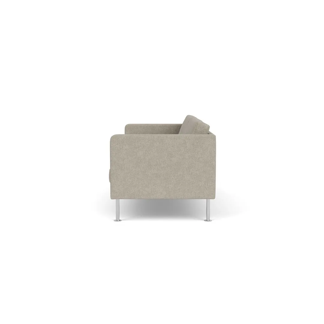 Unit10 L42 Firhøj - 2,5 pers. sofa - Stål - Light Grey Best