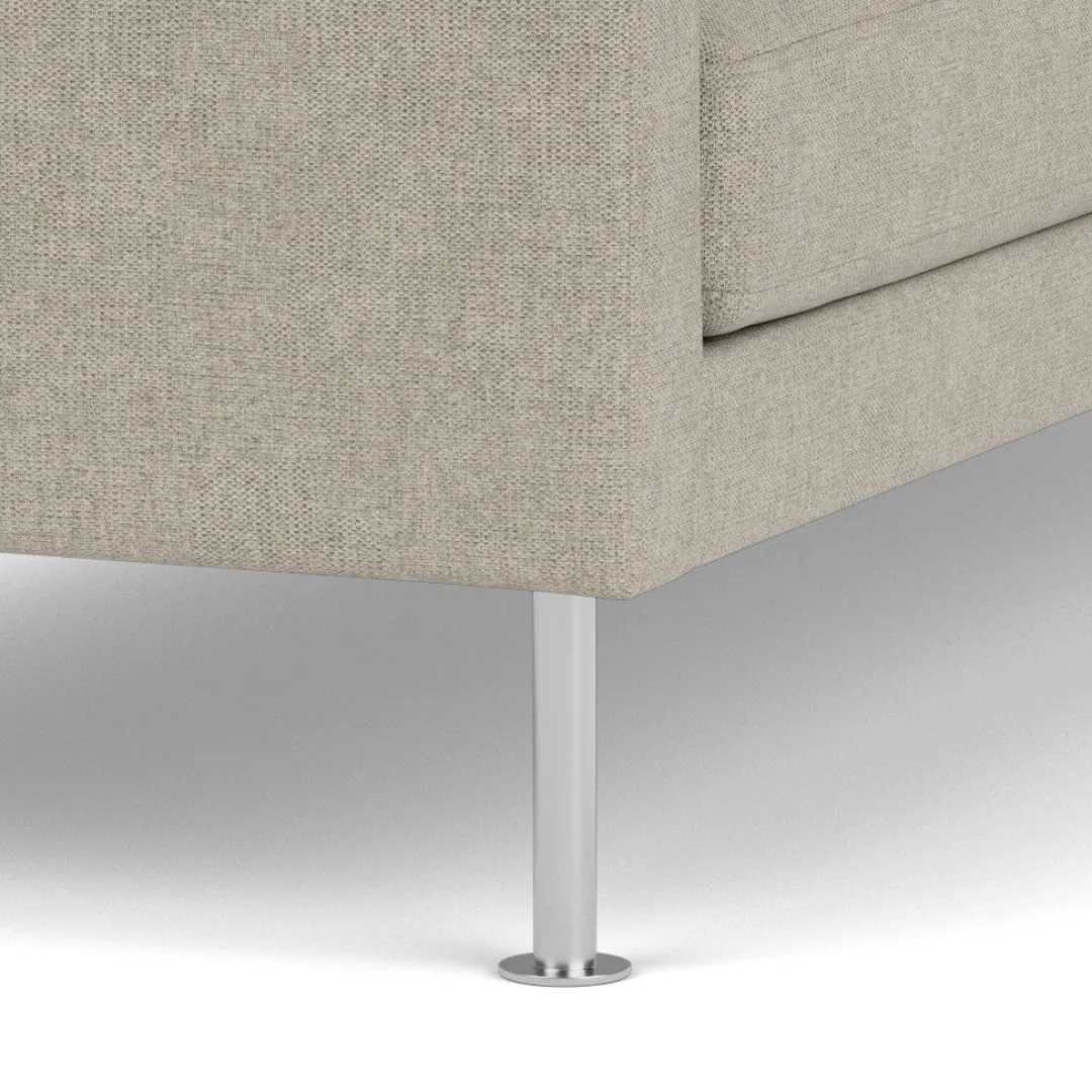 Unit10 L42 Firhøj - 2,5 pers. sofa - Stål - Light Grey Best