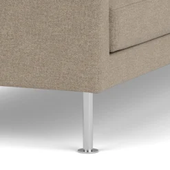 Unit10 L42 Firhøj - 2,5 pers. sofa - Stål - Light Grey