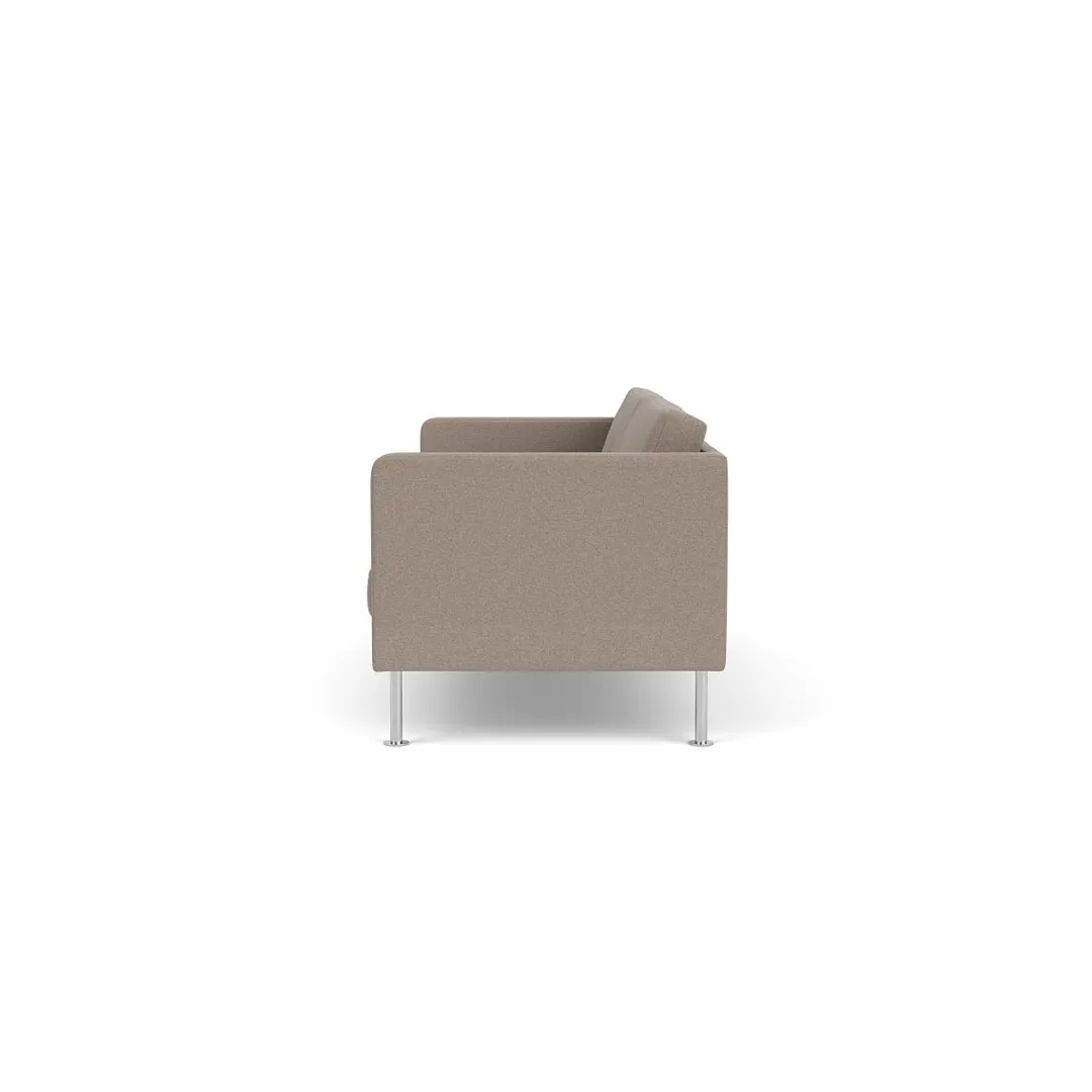 Unit10 L42 Firhøj - 2,5 pers. sofa - Stål - Stone (181)