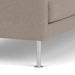 Unit10 L42 Firhøj - 2,5 pers. sofa - Stål - Stone (181)