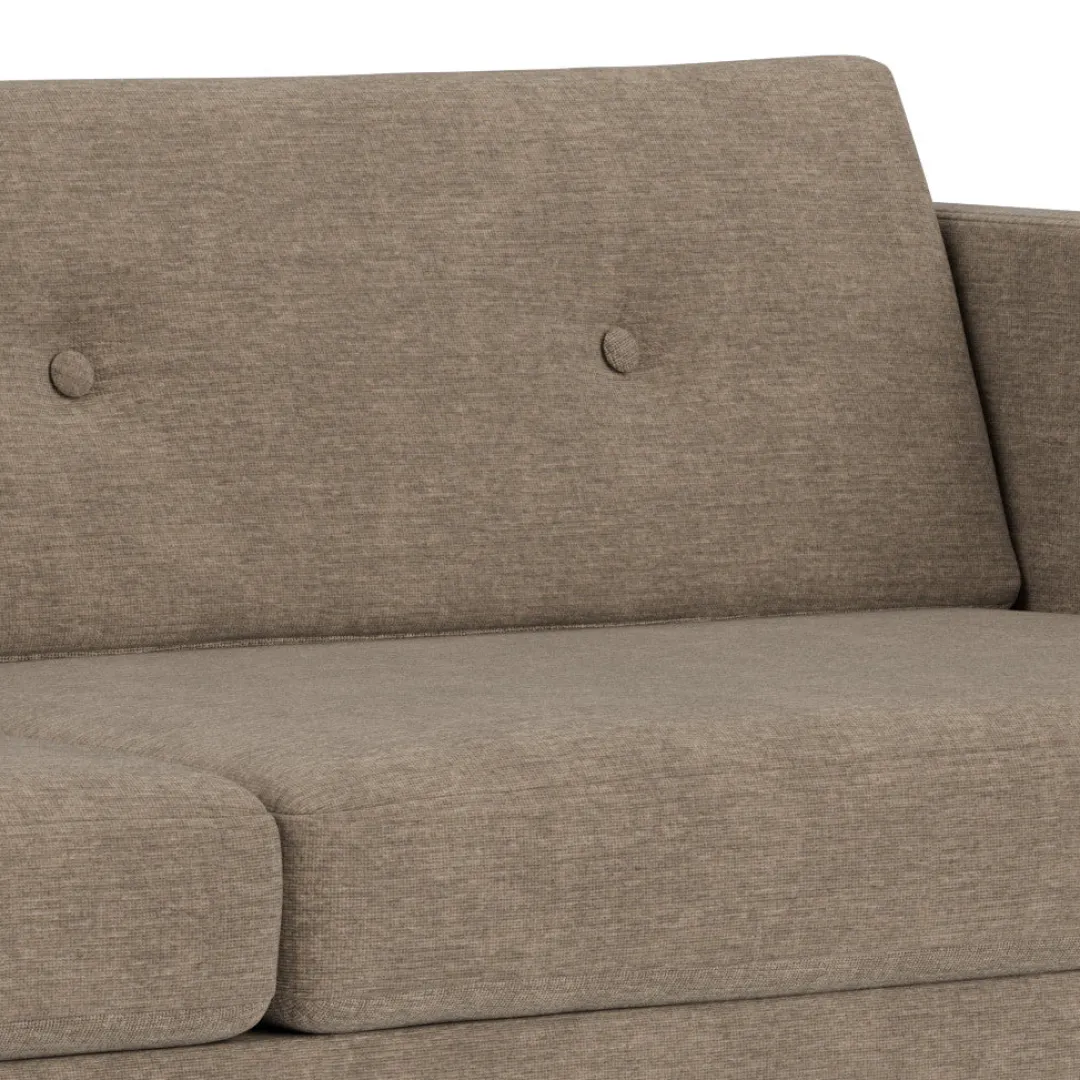Unit10 L42 Firhøj - 3 pers. sofa - Stål - Taupe (233) Hot