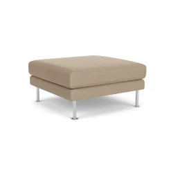 Unit10 L42 Firhøj - Puf - Stål - Beige (61252)