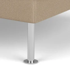 Unit10 L42 Firhøj - Puf - Stål - Beige (61252)