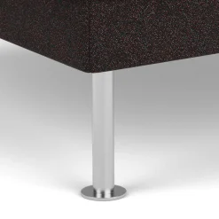 Unit10 L42 Firhøj - Puf - Stål - Black-Brown Outlet