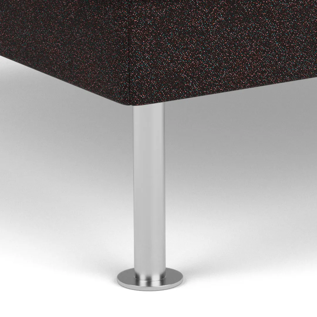 Unit10 L42 Firhøj - Puf - Stål - Black-Brown Outlet