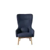 Foersom & Hiort-Lorenzen L35 Gesja - Øreklapstol - Eg - Dark Blue Outlet
