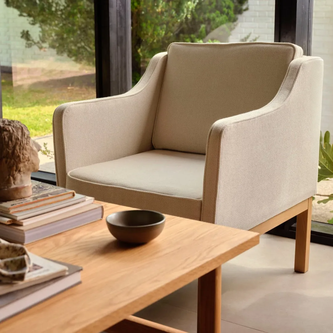 Mogens Koch L46 - MK155 - Lænestol - Beige Outlet