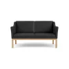 Mogens Koch L45 - MK154 - 2 pers. sofa - Black New