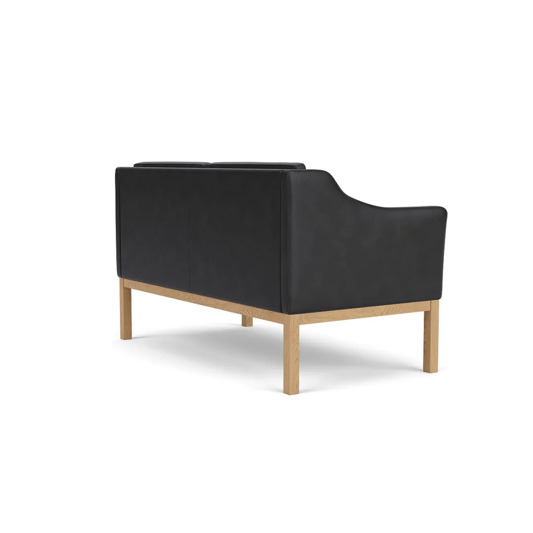 Mogens Koch L45 - MK154 - 2 pers. sofa - Black New
