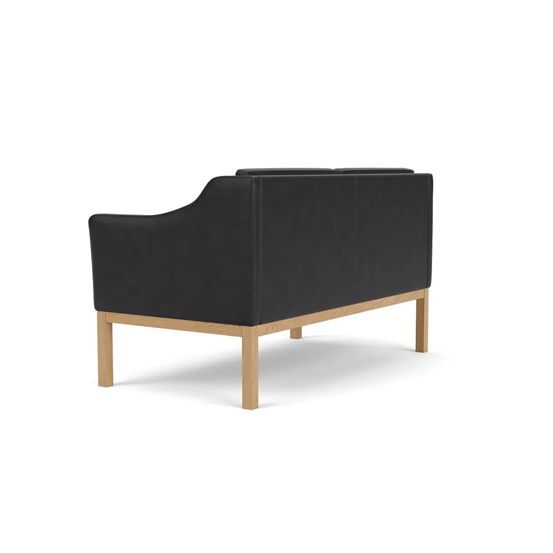Mogens Koch L45 - MK154 - 2 pers. sofa - Black New