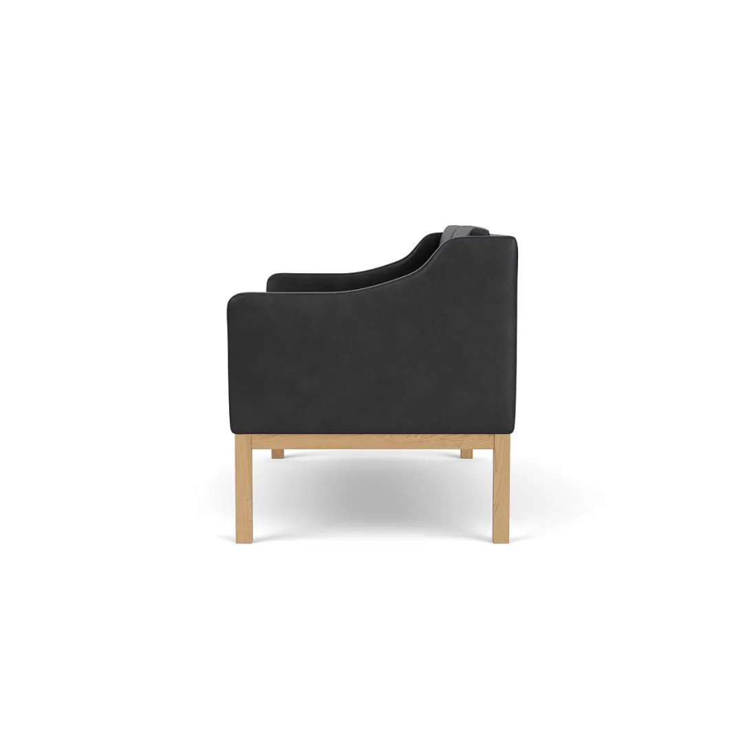 Mogens Koch L45 - MK154 - 2 pers. sofa - Black New