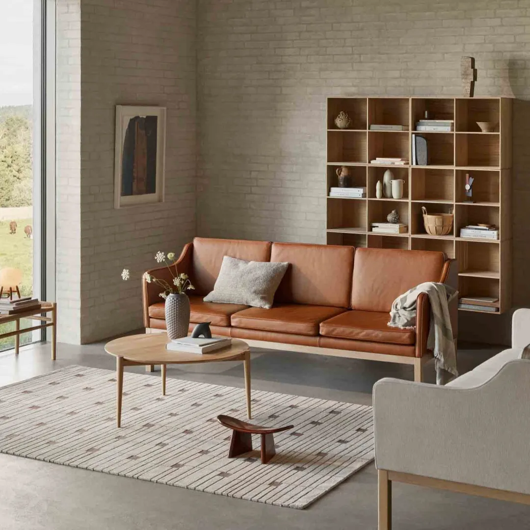Mogens Koch L43 MK46 - 3 pers. sofa - Cognac læder New