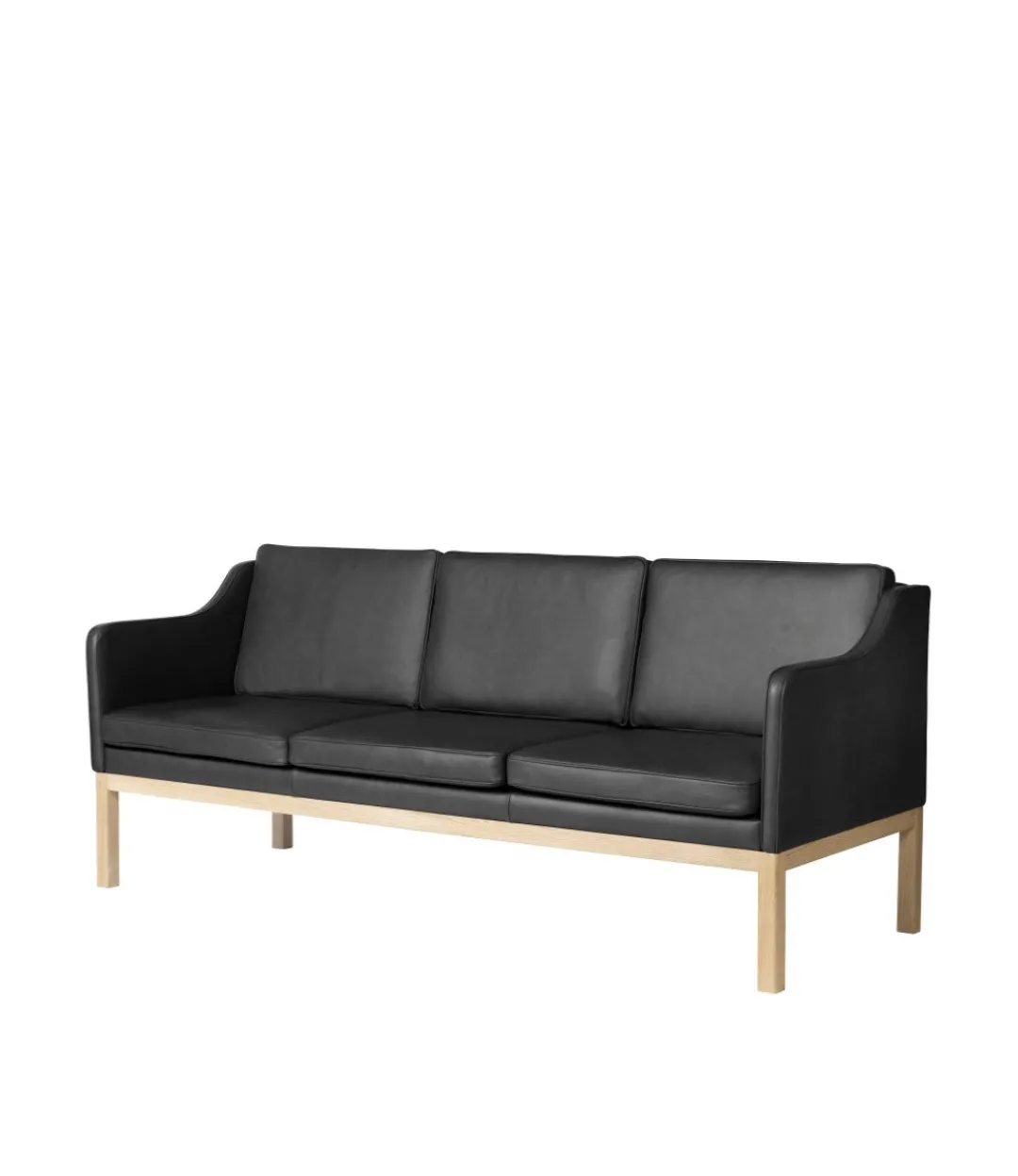 Mogens Koch L43 MK46 - 3 pers. sofa - Sort læder Discount