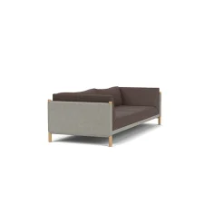 Karnov & Mahler L48 Moesgaard - 3 pers. sofa - Light Brown/Black