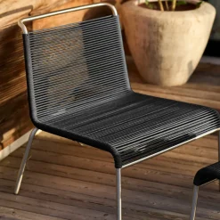 Salto & Sigsgaard M20L Teglgaard - Loungesnorestol - Sort