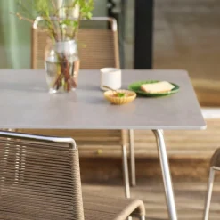 Salto & Sigsgaard M21 Teglgaard - Havebord - Stone - 90 x 90 cm Discount