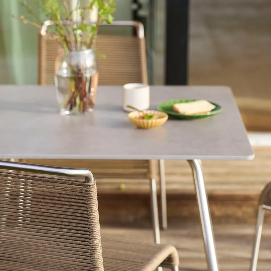 Salto & Sigsgaard M21 Teglgaard - Havebord - Stone - 90 x 90 cm Discount