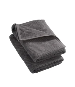 Gitte Lægård R33 Kirkeby - Badehåndklæde - Granite Gray - 2 stk Discount