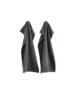 Gitte Lægård R33 Kirkeby - Håndklæde - Granite Gray - 2 stk Best