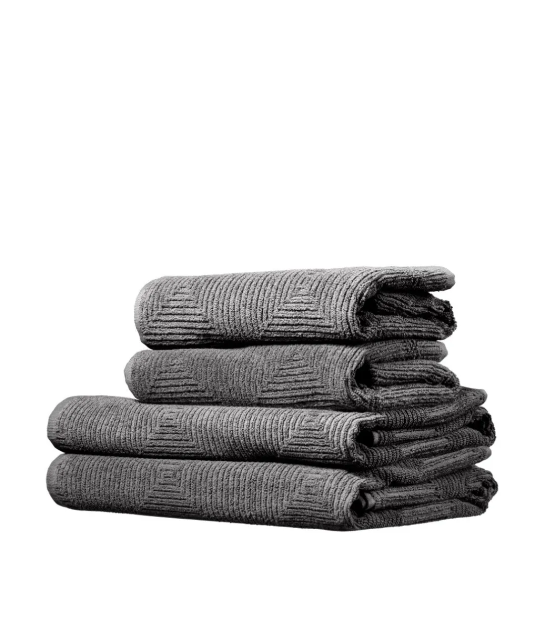 Gitte Lægård R33 Kirkeby - Håndklædepakke - Granite Gray - 4 st Best