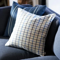 FDB Møbler R16 Slotsholmen - Pude - Blå - 50 x 50 Discount
