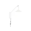 Laura Lange U18 Hasle - Væglampe - Kort - Oyster White New