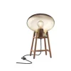 Philip Bro & Dögg Gudmundsdottir U4 Hiti - Bordlampe - Valnød - Ravfarvet glas Discount